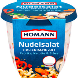 Homann Nudelsalat Italienische Art mit Paprika und Erbsen...