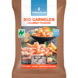 Bio Followfish Naturland Gourmet Prawns netto 256g