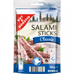 Gut & Günstig Salami Sticks classic 100g QS