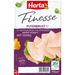 Herta Finesse Putenbrust mit Honig 100g