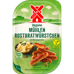 Mühlen Vegane Rostbratwürstchen 180g