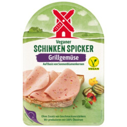 Schinkenspicker Veganer Schinken mit Grillgem&uuml;se 80g