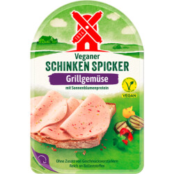 Schinkenspicker Veganer Schinken mit Grillgemüse 80g