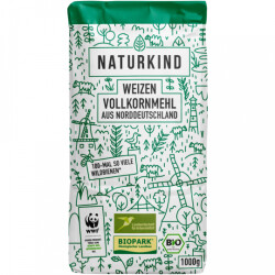 Bio Naturkind Weizenvollkornmehl 1kg