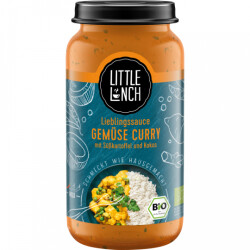 Bio Little Lunch Lieblingssauce Gemüse Curry 250ml
