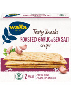 Wasa Tasty Snacks Roasted Garlic&Seasalt 190g