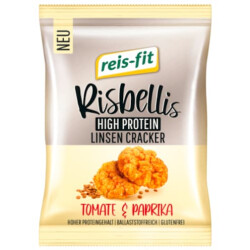 Reis-fit Risbellis Linsen Cracker Tomate&amp;Paprika 40g