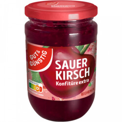 GUT&GÜNSTIG Konfitüre Sauerkirsche 450g