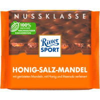 Ritter Sport Nuss Klasse Honig-Salz-Mandel Tafel 100g