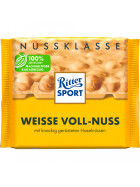 Ritter Sport Nuss Klasse Weisse Voll-Nuss Tafel 100g