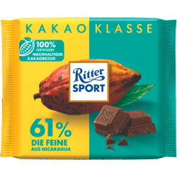 Ritter Sport 61% Die Feine Tafel 100g