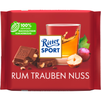 Ritter Sport Rum Trauben Nuss Tafel 100g