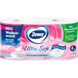 Zewa Ultra Soft Toilettenpapier 4-lagig 2x150BL