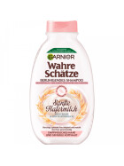 Garnier Wahre Schätze Shampoo seidige Reiscreme mit sanfte Hafermilch für empfindliches Haar 250ml