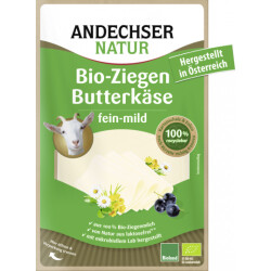 Bio Andechser Natur Ziegen-Butterk&auml;se in Scheiben...