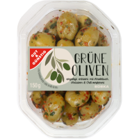 GUT&GÜNSTIG Grüne Oliven mit Chili...