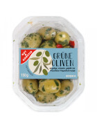 GUT&GÜNSTIG Grüne Oliven mit Frischkäse 150g