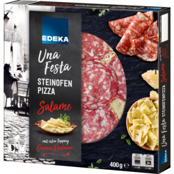 EDEKA Steinofenpizza Salami mit Grana Padano 400g