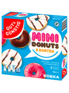 Gut & Günstig Mini Donuts 3 Sorten 255g