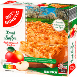 Gut & Günstig Apfel-Streusel-Kuchen 1250g