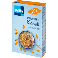 Kölln Knusper Klassik Hafer-Müsli 50% weniger...