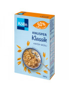 Kölln Knusper Klassik Hafer-Müsli 50% weniger Zucker 500g