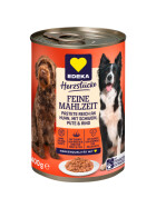 EDEKA Feine Mahlzeit Hund Reich an Huhn mit Schwein, Rind und Pute 400g