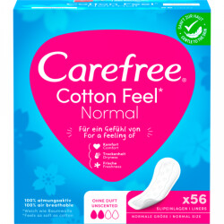 Carefree Cotton Feel Normal ohne Duft 56ST