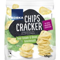 EDEKA Chips Cracker Sour Cream&amp;Onion 125g