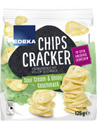 EDEKA Chips Cracker Sour Cream&Onion 125g
