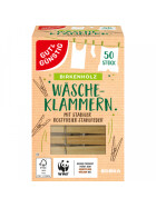 GUT&GÜNSTIG Holz-Wäscheklammern 50ST