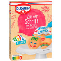 Dr.Oetker Zuckerschrift 4 Farben 100g