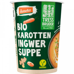 Demeter Tress Br&uuml;der Karotten Ingwer Suppe 450ml