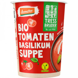 Demeter Tress Br&uuml;der Tomaten Basilikum Suppe 450ml