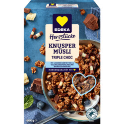 EDEKA Premium Knusper Triple Choc  Müsli 500g