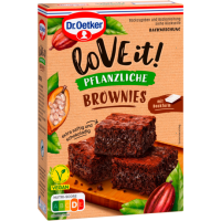 Dr.Oetker LoVE it! Pflanzliche Brownies 480g