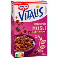 Dr.Oetker Vitalis Knusper Schoko feinherb 600g