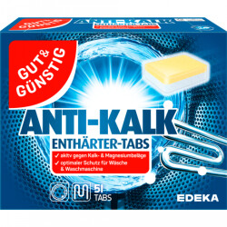 GUT&GÜNSTIG Anti-Kalk Tabs 51x15g