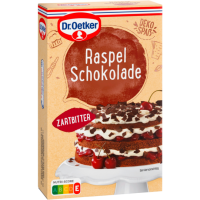 Dr.Oetker Raspelschokolade Zartbitter 100g