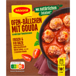 Maggi Fix Ofen Bällchen mit Gouda 43g