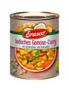 Erasco Indisches Gemüsecurry mit Kichererbsen und Kokosmilch 800g