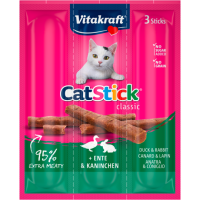 Vitakraft Cat-Stick Mini Ente/Kaninchen 3x6g