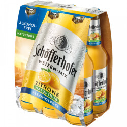 Schöfferhofer Zitrone alkoholfrei 0,0% .4x6x0,33l MW