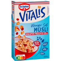 Dr.Oetker Vitalis Knusper Früchte weniger...