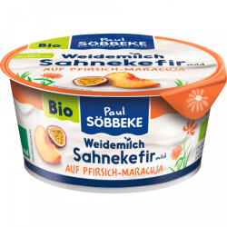 Bio Söbbeke Sahnekefir mild Pfirsich-Maracuja 10% 150g