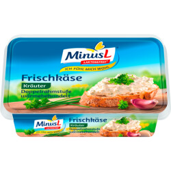 MinusL Frischkäse Kräuter 70% Doppelrahmstufe 200g