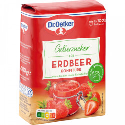 Dr.Oetker Gelierzucker für Erdbeer Konfitüre...