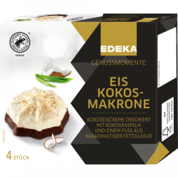 EDEKA Genussmomente Eis Kokosmakronen 4x70ml