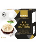 EDEKA Genussmomente Eis Kokosmakronen 4x70ml