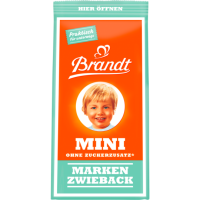 Brandt Mini Markenzwieback ohne Zuckerzusatz 90g